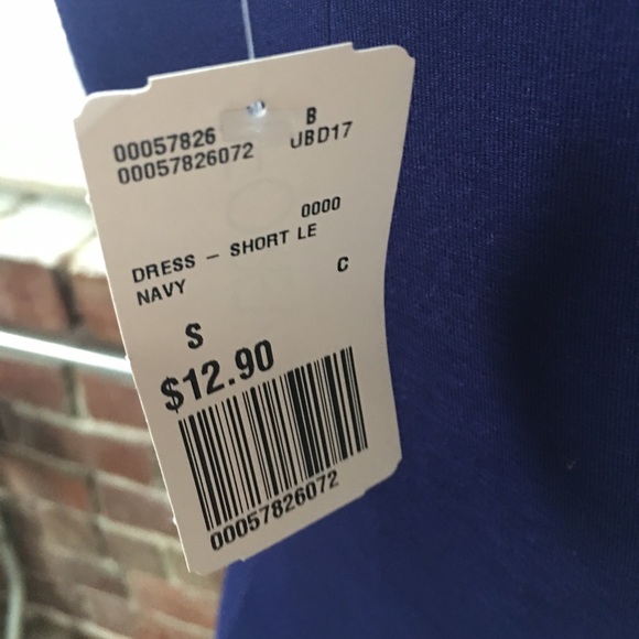 Blue F21 skater dress - Picture 4 of 4